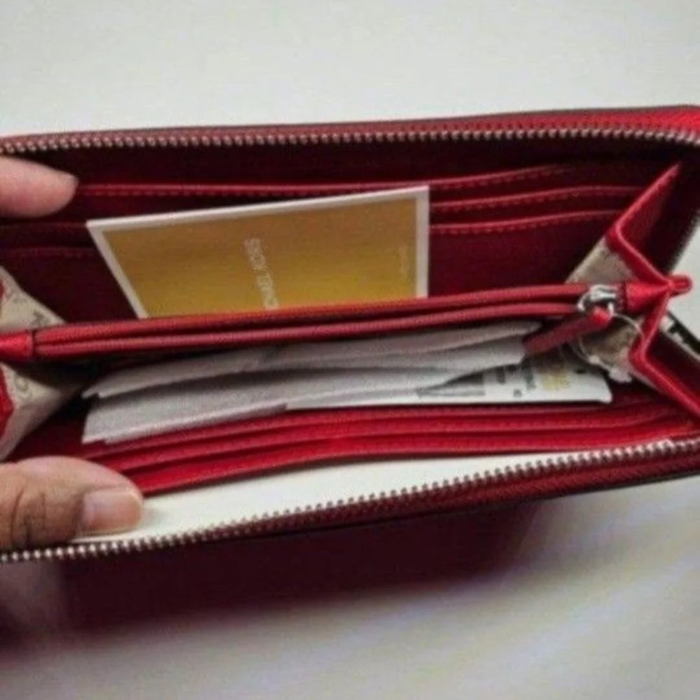 Michael Kors Large Red Wallet
